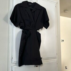 Black cutout dress